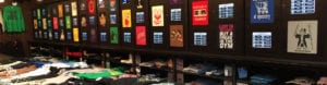 Retro Shirtz T Shirt shop wall
