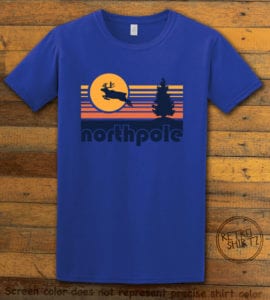 The North Pole Graphic T-Shirt - royal shirt design