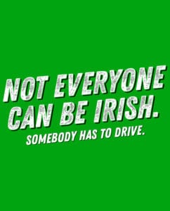 This is the main graphic design for the St Patricks Day Shirts: Not Everyone Can Be Irish