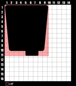 These are the graphic design dimensions for the Weed Shirt: Seven Eleven Four Twenty 7/11 4/20