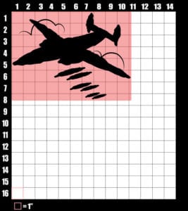 These are the graphic design dimensions for the Weed Shirt: Joint Bomber Plane