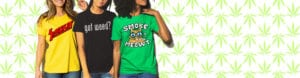 Womens banner for 4:20 Weed Shirt tee collection