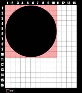 These are the graphic design dimensions for the Pride Shirts: Gaydar