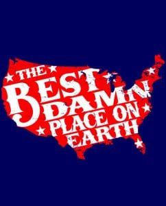 Best Place on Earth Graphic T-Shirt main vector design