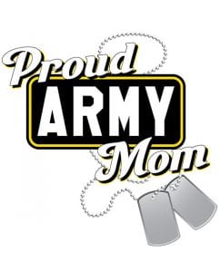 Proud Army Mom Graphic T-Shirt main vector design