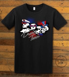 Dream Team Graphic T-Shirt - black shirt design