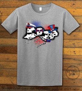 Dream Team Graphic T-Shirt - grey shirt design
