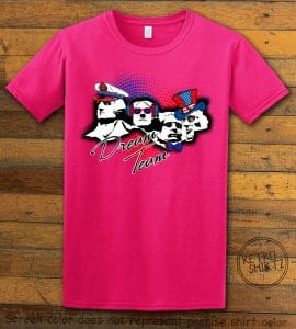 Dream Team Graphic T-Shirt - pink shirt design
