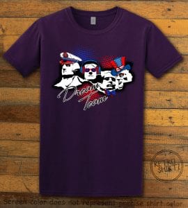 Dream Team Graphic T-Shirt - purple shirt design
