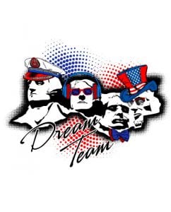 Dream Team Graphic T-Shirt main vector design