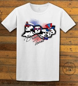 Dream Team Graphic T-Shirt - white shirt design