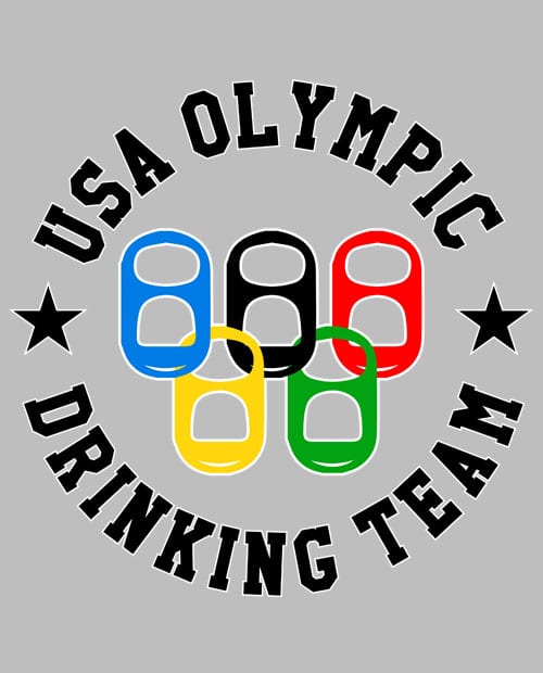 USA Olympic Drinking Team Graphic T-Shirt main vector design