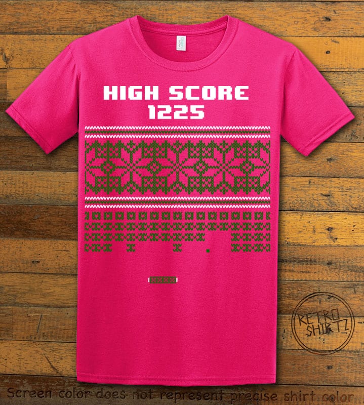 High Score Graphic T-Shirt - pink shirt design