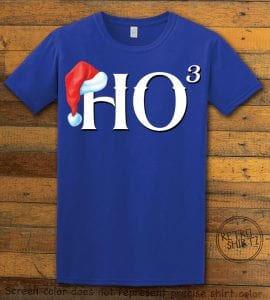 Ho Cubed - Graphic T-Shirt - royal shirt design