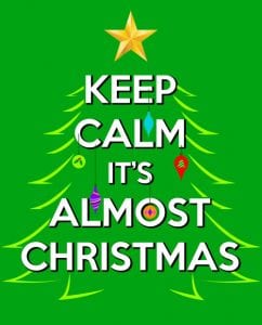 Keep Calm It’s Almost Christmas Graphic T-Shirt main vector