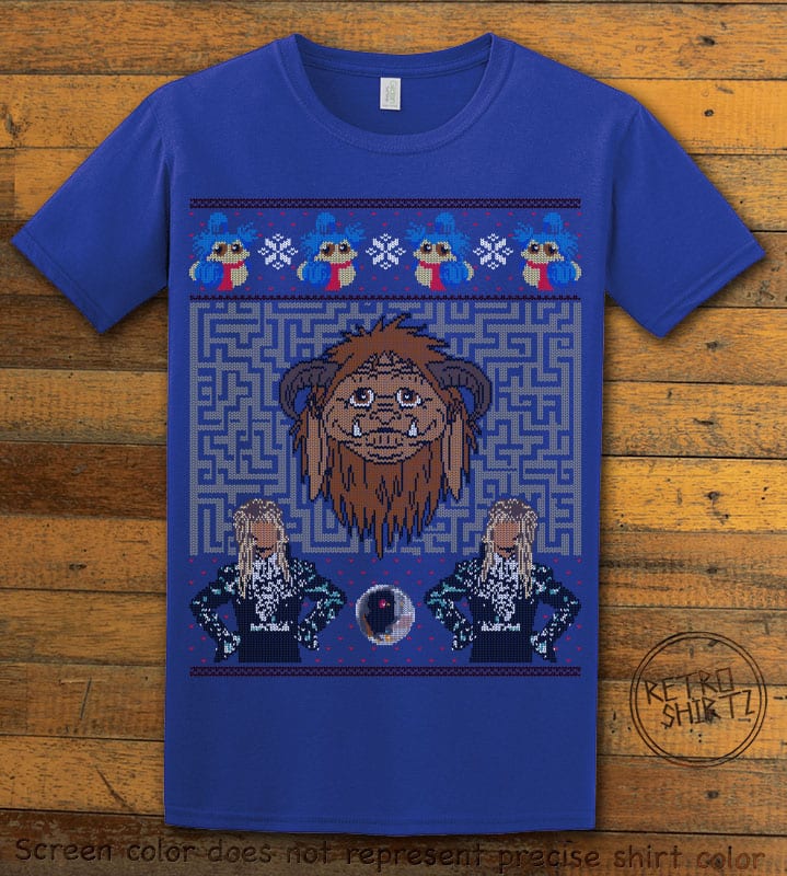 Labyrinth Graphic T-Shirt - royal shirt design