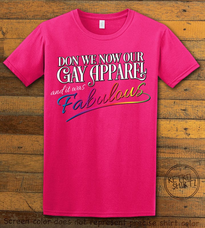 Don We Now Our Gay Apparel Graphic T-Shirt - pink shirt design
