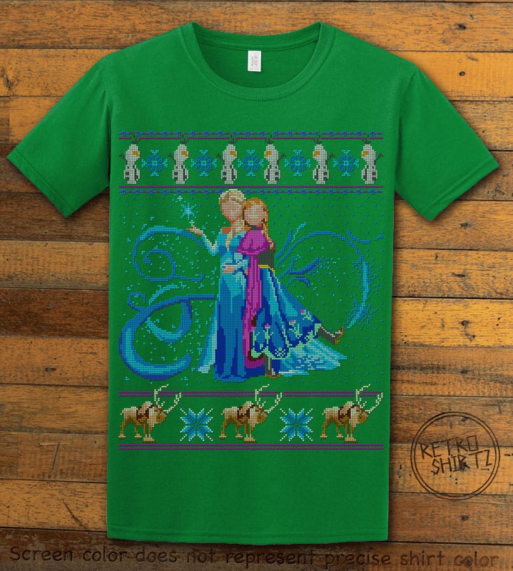 Frozen Graphic T-Shirt - green shirt design
