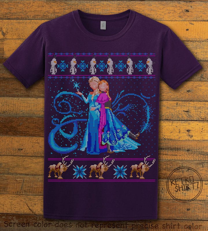Frozen Graphic T-Shirt - purple shirt design