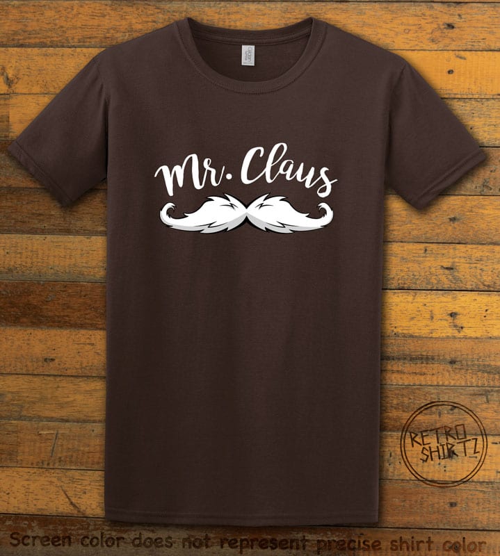 Mr. Claus Graphic T-Shirt - brown shirt design