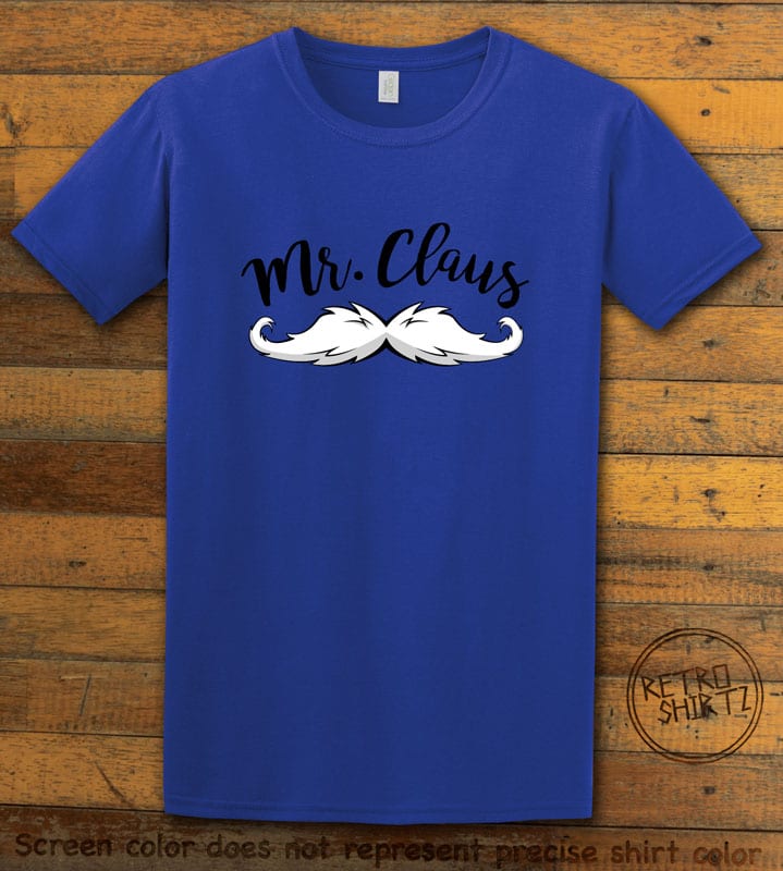 Mr. Claus Graphic T-Shirt - royal shirt design