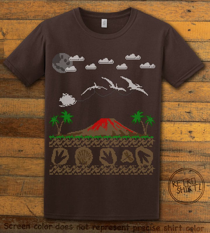 Santa Before Reindeer Graphic T-Shirt - brown shirt design
