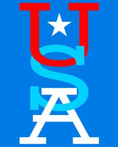 This is the main graphic design for: USA Vertical