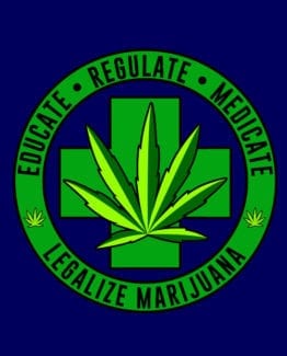This is the main graphic design for the Weed Shirt: Legalize Medical Marijuana