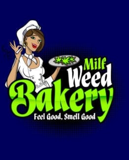 This is the main graphic design for the Weed Shirt: Milf Weed Bakery