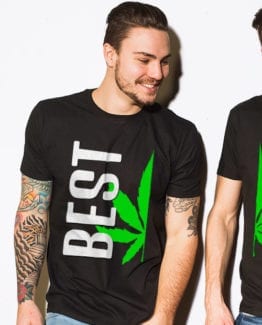 This is the main model photo for the Weed Shirt: Best of Best Buds