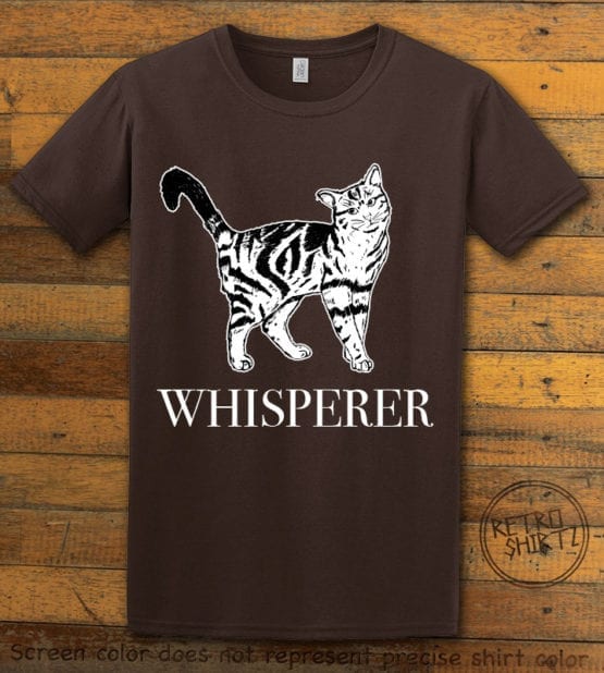 This is the main graphic design on a brown shirt for the Pride Shirts: Pussy Whisperer