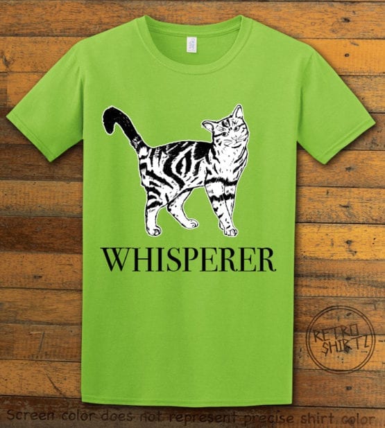 This is the main graphic design on a lime shirt for the Pride Shirts: Pussy Whisperer